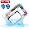 20 Compartment Large Pill Case with Airtight Seal - Silicone