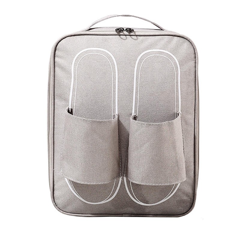Travel Shoe Storage Bag Dustproof Portable Handle Multiple Pockets Space