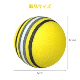 KALOLINNA Golf Practice Balls Golf Practice Equipment Indoor Set of 20 42mm Golf Spheres Sponge Balls Lotus Equipment Training Balls Soft Won't Damage Walls or Furniture Golf Equipment Indoor Practice
