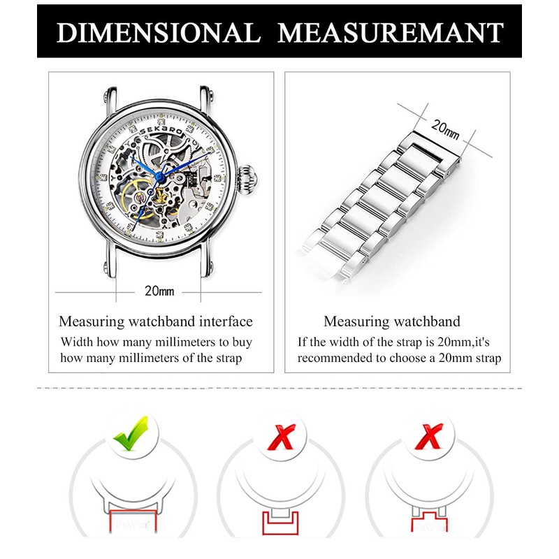 Ceramic Watch Band Universal strap with Quick Release Pins Butterfly