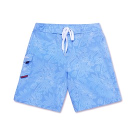 Maui Rippers - Pantalones cortos de natación elásticos de 9 pulgadas para mujer, Summer Bloom, 2