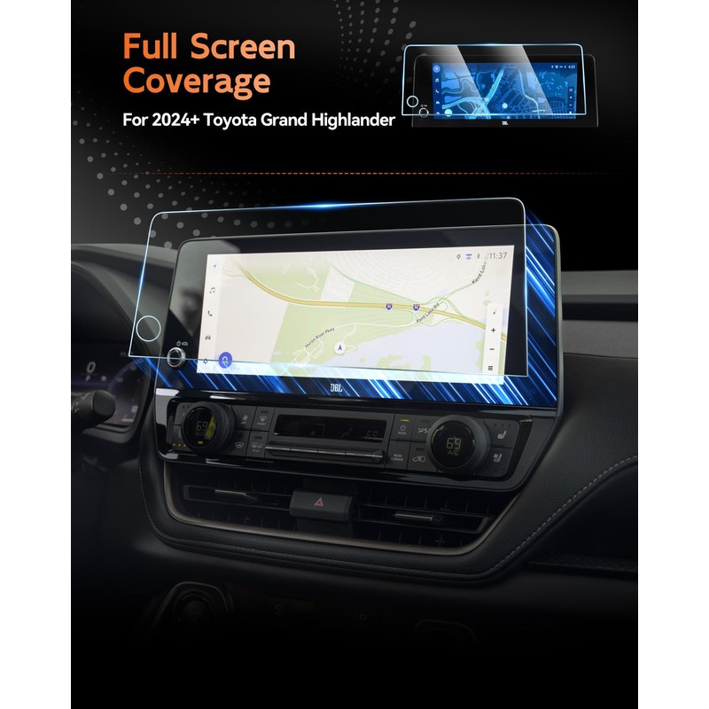 CDEFG For 2024 2025 2026 Toyota Grand Highlander Screen Protector