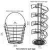 WOODLAND ACRES Rotating Spiral Egg Dispensing Rack, Skelter, Countertop storage