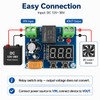 12V–36V DC Low Voltage Cutoff Module, Programmable Battery Voltage Protector
