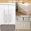 Pilarmuture 2 Pcs Adhesive Handles,Adhesive Cabinet Handles,Self Stick No Drilling