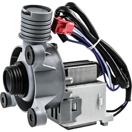 Caalii WH11X34742 5304511363 Drain Pump Assembly - Compatible with Frigidaire, Insignia, Midea, Haier Washer - Replacement for 11001011000071 WH01X28078 Washing Machine Drain Pump Motor