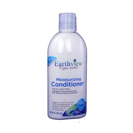 Earthview Hair Conditioner, Fragrance Free Conditioner, 8 oz, Rich Moisturizing- Designed for Environmental Sensitivities (MCS, EI, MI)