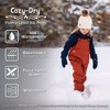 Jan & Jul Cozy-Dry Waterproof Dungarees Lined Snow Pants for