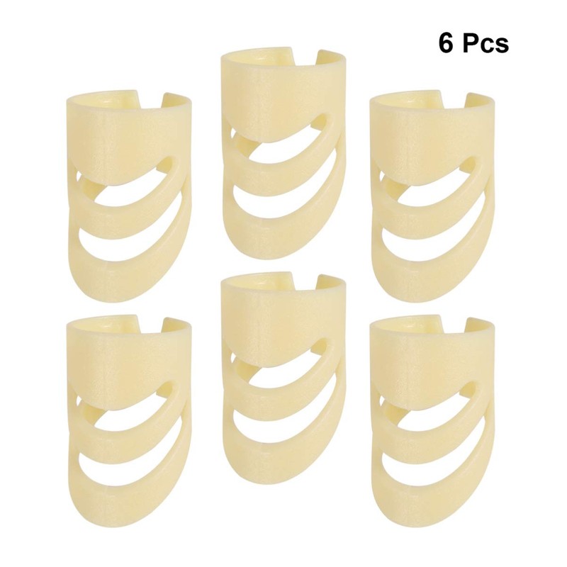SUPVOX 6pcs Alaska Guitar Picks Adjustable Finger Picks Thumb Picks