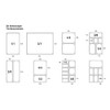 Contacto 40 Glass Bottom Insert Plastic Suitable for 60 x