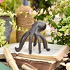 Sungmor Cast Iron Octopus Statue, Decorative Bookend, Cute Sculpture on