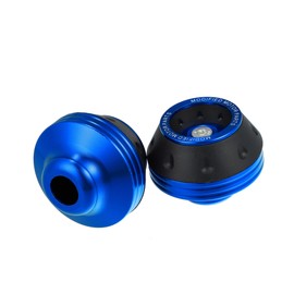 REPAIROCK Pair Motorcycle Wheel Front Fork Frame Sliders Falling Protection Blue Universal Auto Replacement Parts