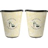 RNK Shops High Heels Waste Basket - Double Sided (Black)