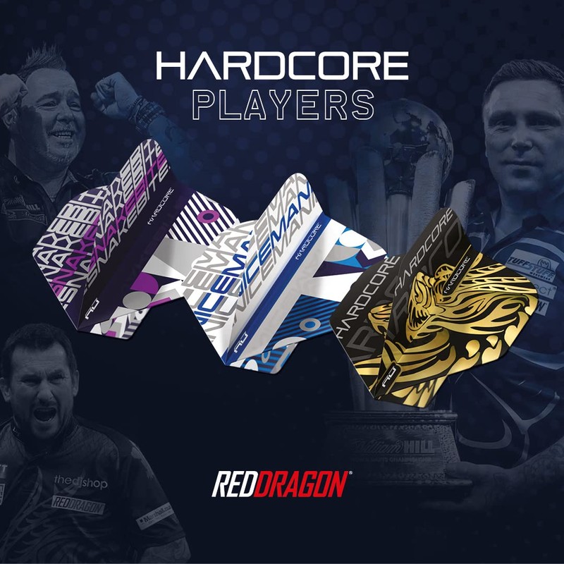 RED DRAGON Jonny Clayton Ferret Hardcore Stack White and Red