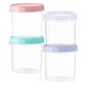 AskBed 4 Pack 16Oz (500ML) Freezer Storage Containers - airtight
