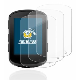 BROTECT Protective Glass for Garmin Edge 540 / Edge 840 (Pack of 3) Protective Film Tempered Glass [Extremely Scratch-Resistant 9H, Anti-Fingerprint, Ultra Transparent]