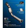 PHILTOP Catalytic Converter Compatible with 2005-2007 Cobalt/G5 2.2L, 2005-2007 HHR/Ion