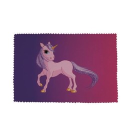 U24 Brillenputztuch Einhorn 8 bunt Fahne Flagge Glasreinigungstuch Microfasertuch