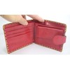 Skelapparel Cute Cherry Embroidered Vegan Leather Bi-Fold Wallet for Women
