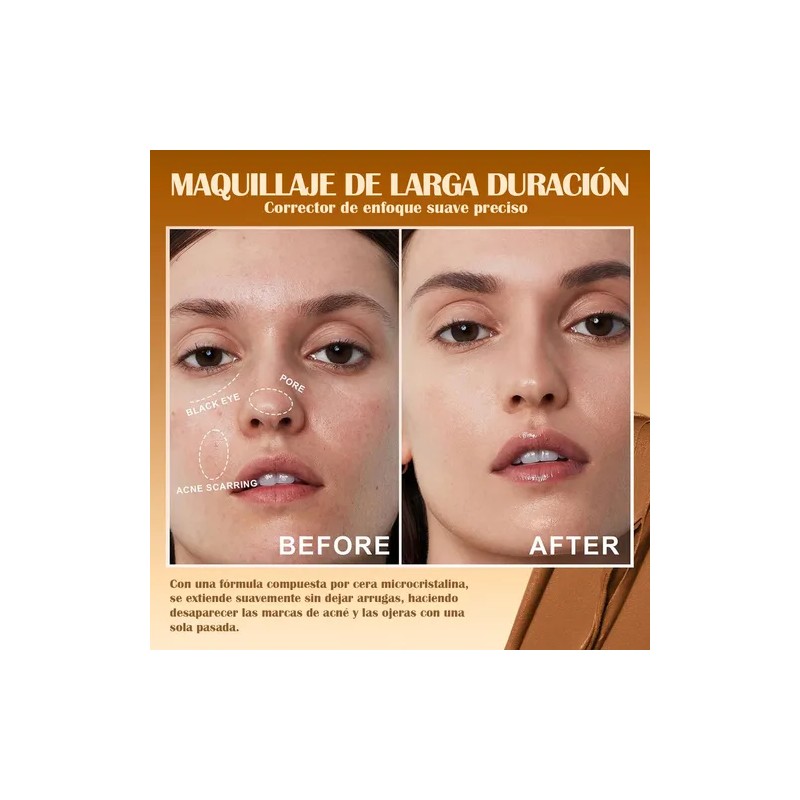 Artmiss Corrector En Barra Cobertura Alta Con Efecto Natural Tono