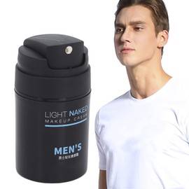 Men's Concealer, Makeup Concealer for Men, Men's Makeup Concealer, Face Concealer, Lightweight, Breathable, Moisturising, Refreshing, Easy Cleaning, Body Application, 50g/1.8