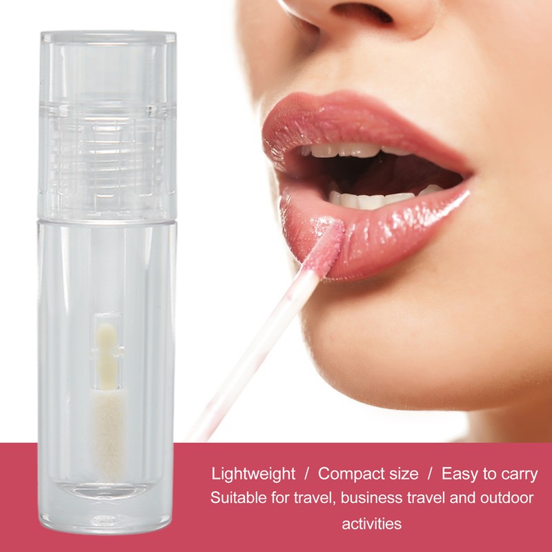 2ml Lip Gloss Tube Empty Transparent Portable Lightweight Refillable Empty