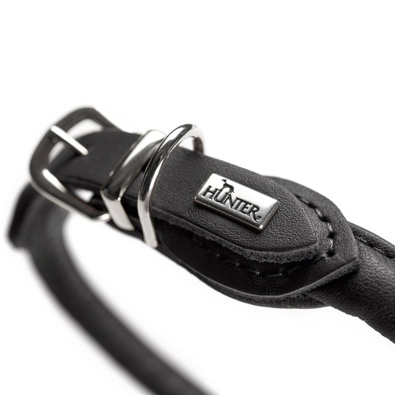 HUNTER Round and Soft Nickel-Plated Collar, 45/8, 38 x 42