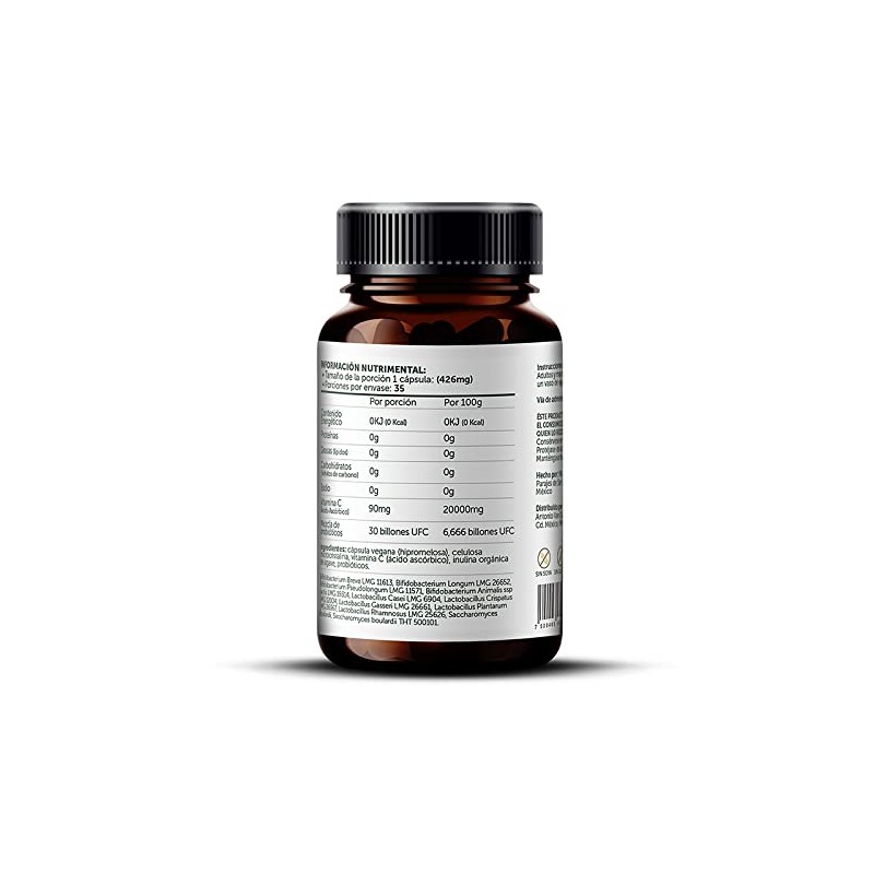 Bioflora 2 PACK Probióticos y Prebióticos en Cápsulas (70 cápsulas