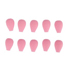 Make-up-Pinsel-Abdeckung, 10 Stück Rosa Silikon-Make-up-Pinsel-Abdeckungen Zum Reisen Weiche, Staubdichte Schutzabdeckung für die Aufbewahrung von Make-up Einfach zu Verwendende