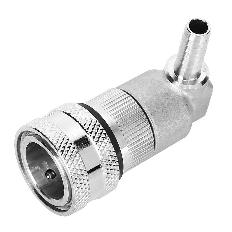 Stainless Steel Ball Lock Keg Quick Connector Dispenser Tool Self