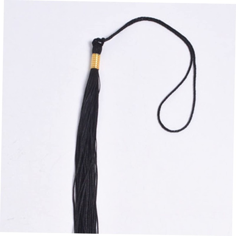 PACKOVE Adjustable Graduation Cap for Adults and Students Black Mortar