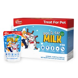 SUPER PAWBULOUS Pet Milk – Lactose-Free Formula with Probiotics, for Dogs & Cats, Easy to Digest