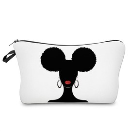 LOOMILOO Cosmetic Bag for Women, Adorable Roomy Makeup Bags Travel Water Resistant Toiletry Bag Accessories Organizer (L2-55050)