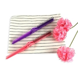 Foldable Portable Double Comb Hair Comb Styling Brush - WFIZSEW / 접이식 휴대용 이중빗 헤어빗 머리빗 스타일링브러쉬-WFIZSEW