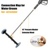 ZALALOVA Pressure Washer Undercarriage Cleaner, 16 Inch Power Washer Surface