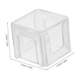 SUPVOX 3pcs Portable Pool Chalk Holder Durable Billiard Chalk Storage Case for Snooker Enhanced Consistency Lightweight Design for Home Tournaments