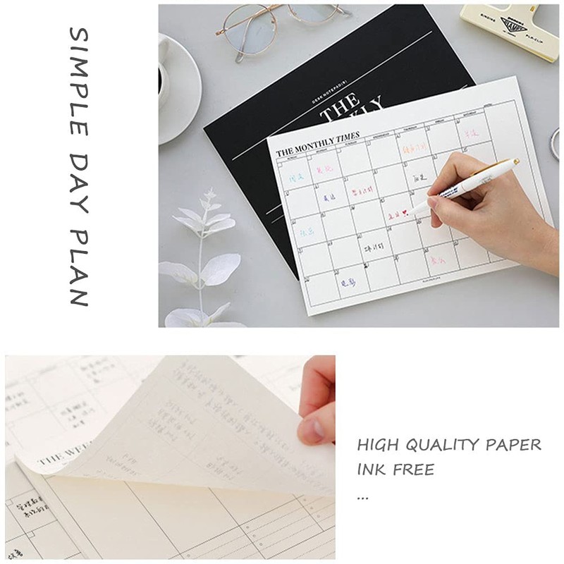 Weekly Planner Pad, 60 Sheets B4 Weekly to View Planner