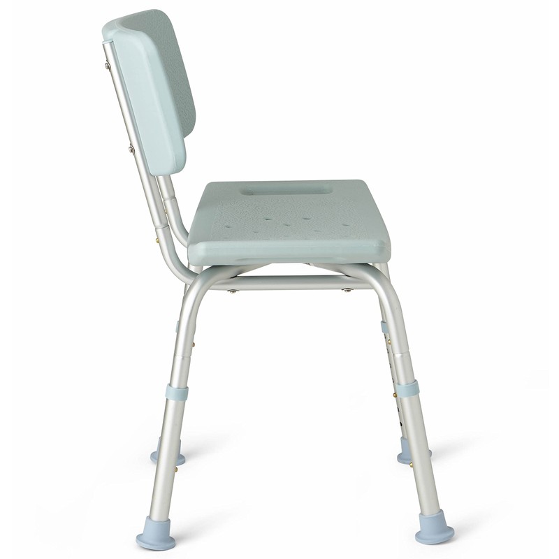 Medline Shower Chair Bath Bench with Back, Supports up to