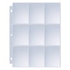 120 Pack 9 Pocket Page Protectors, Sooez Trading Card Sleeves