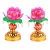 1 Pair LED Lotus Light Buddha Lotus Lamp USB Powered