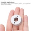 sourcing map 10pcs Single Split Clamp-On Shaft Collar 12mm Bore