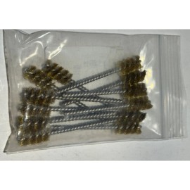 TANIS BRUSH Burr Brush, .005, Brass, 1/2" dia. 06322 Pack of 12