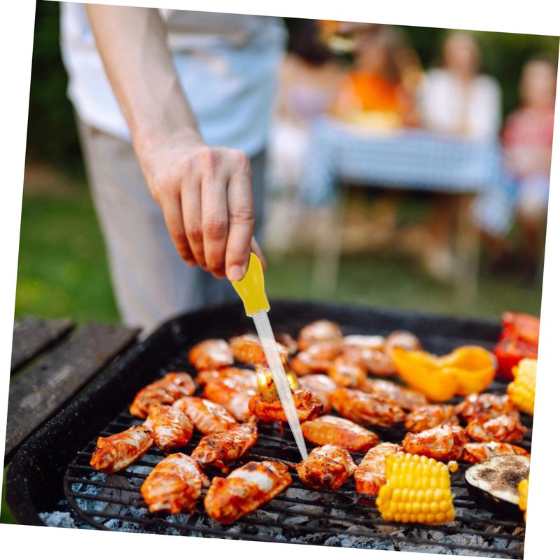 ULTECHNOVO Reusable Plastic Marinade Baster for Meat Convenient Oil Suction