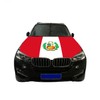 Peru Car Hood Cover, Flag 4x5ft Car Bonnet Banner, Universal
