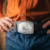 Btilasif Cowboy Belt Buckle for Men Women Mens Bison Belt