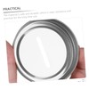 iplusmile 12Pcs Silver Tinplate Jar Lids for Wide Mouth Mason