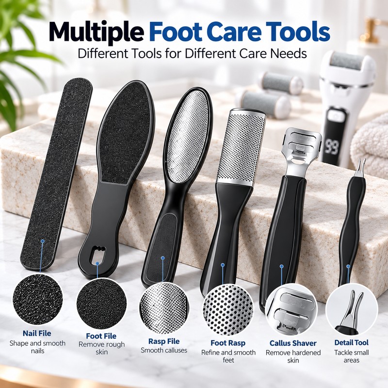 Pedicure Tools Foot Care File Set for Callus Care –