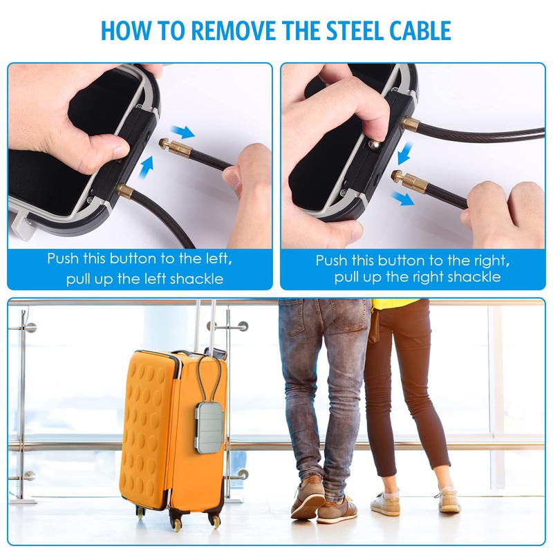 AMIR Portable Safe Box, Combination Security Case LockBox with Code,