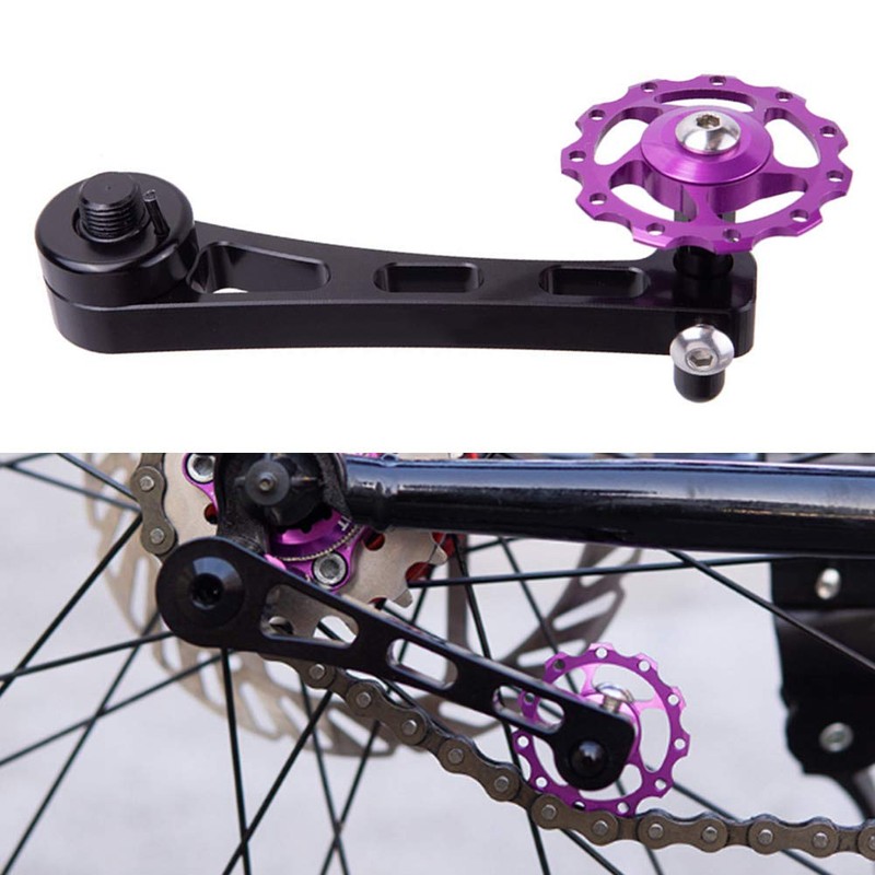 YHUS Bike Chain, Aluminum Alloy Cycling Single Speed Rear Derailleur