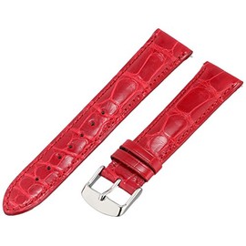 Swiss Watch International 20 MM Red Genuine Alligator Strap 20AAT04M